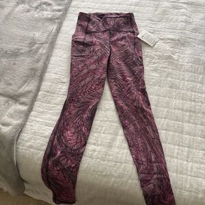 Lululemon multicolor leggings size 2